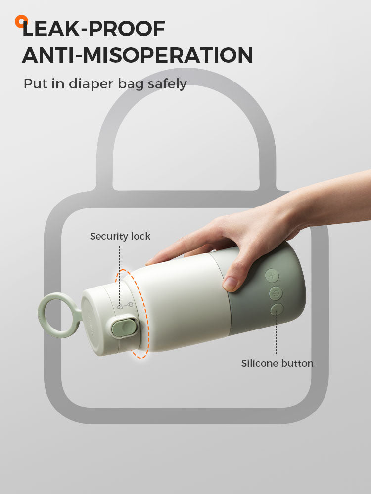 BOLOLO Portable Milk Warmer with Super Fast Charging