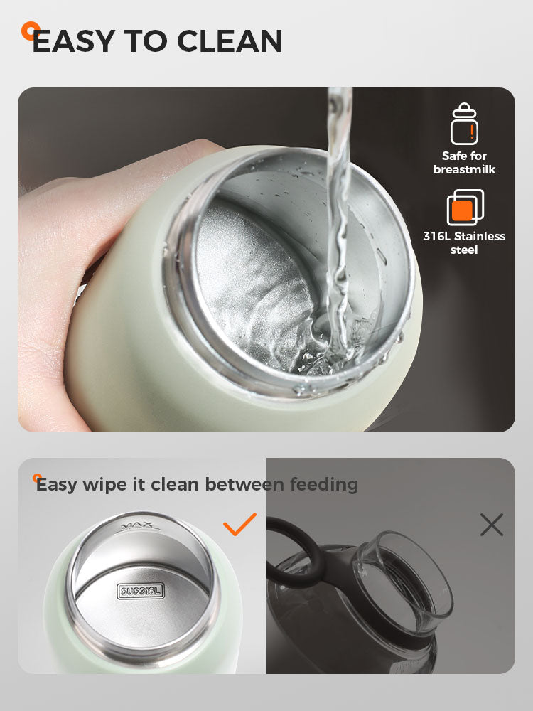 BOLOLO Portable Milk Warmer with Super Fast Charging