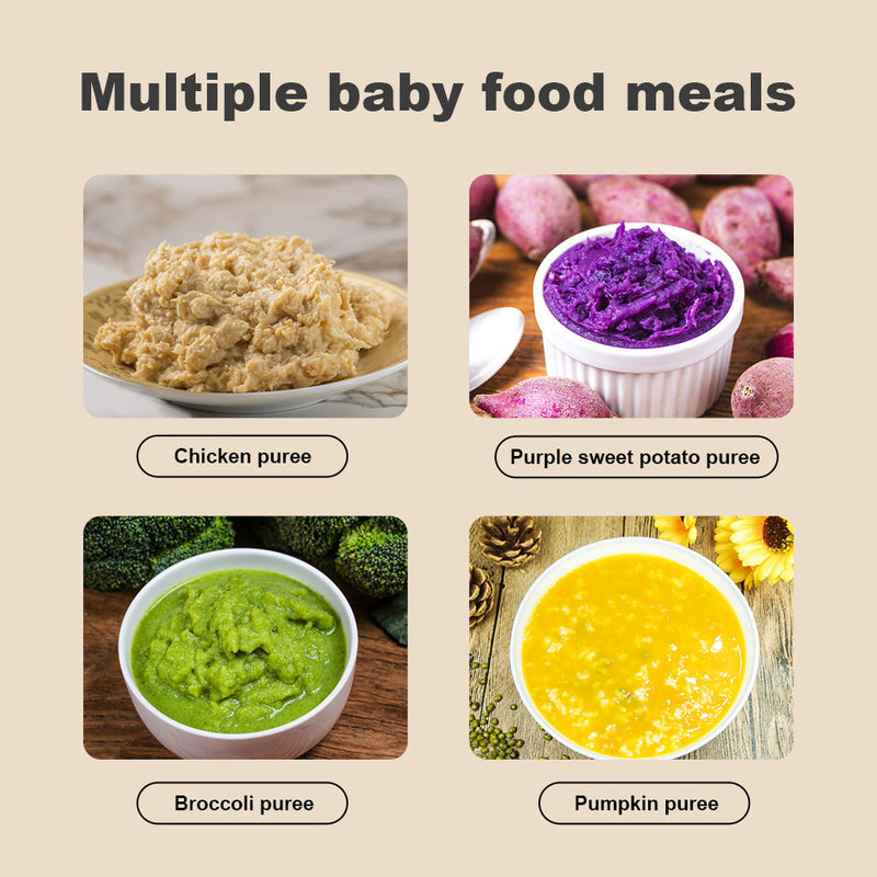 Multiple Baby Food Meals