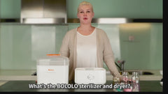 BOLOLO baby steam sterilizer and dryer, dial control