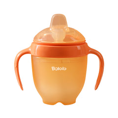 BOLOLO silicone sippy cups with straws for baby